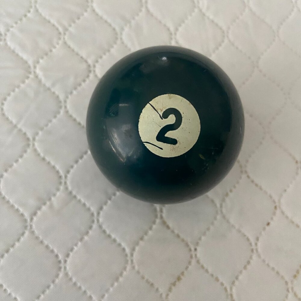 Number 2 Billiard Pool Ball - Picture 2 of 2